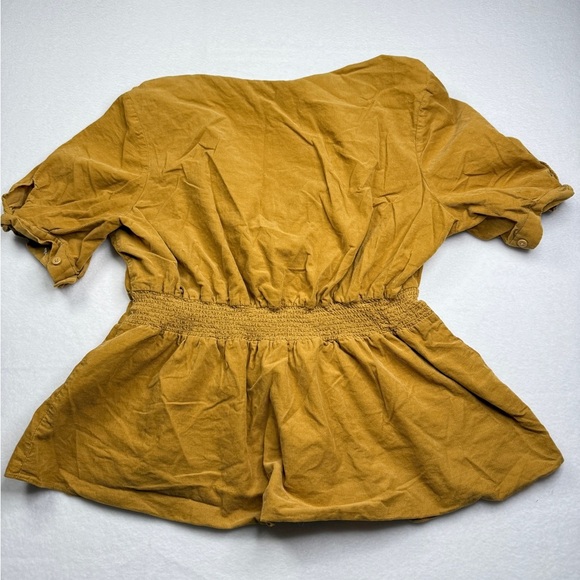 Sundance Size M Mustard Blouse - Picture 3 of 3